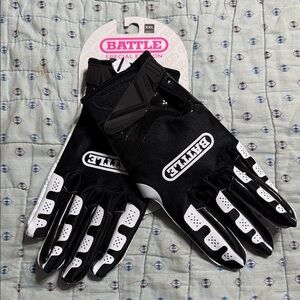 Black and White Men's Gloves